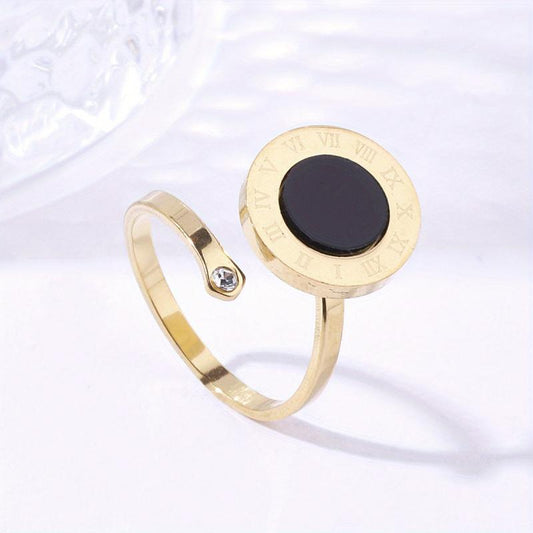 Stylish Retro & Stainless Steel Ring for Men & Women