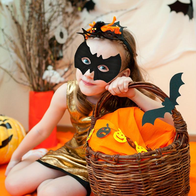 2 Bat Masks for Halloween Masquerade Party