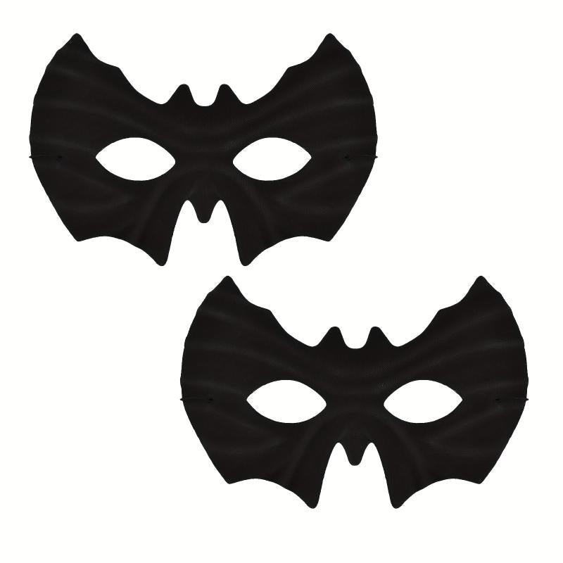 2 Bat Masks for Halloween Masquerade Party