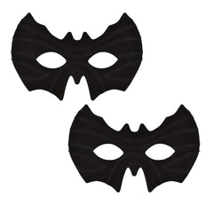 2 Bat Masks for Halloween Masquerade Party