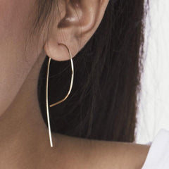 Heart Shaped Earrings Hoop Stud Earrings Gift