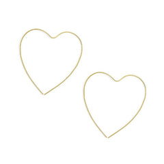 Heart Shaped Earrings Hoop Stud Earrings Gift