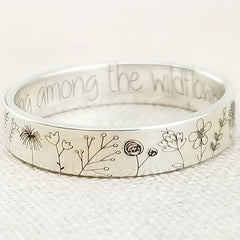 Small Fresh Flower Ring Men Women Engagement Christmas Ring