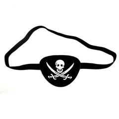 Kids Pirate Costume Set: Cape, Hat, Eye Patch