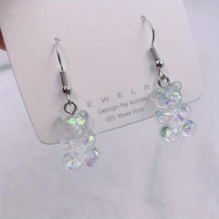 AB Bear Earrings - Stylish Accessory for Kids