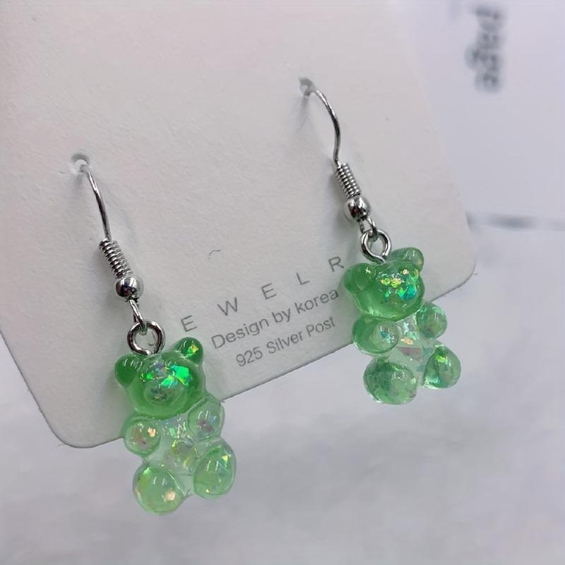 AB Bear Earrings - Stylish Accessory for Kids