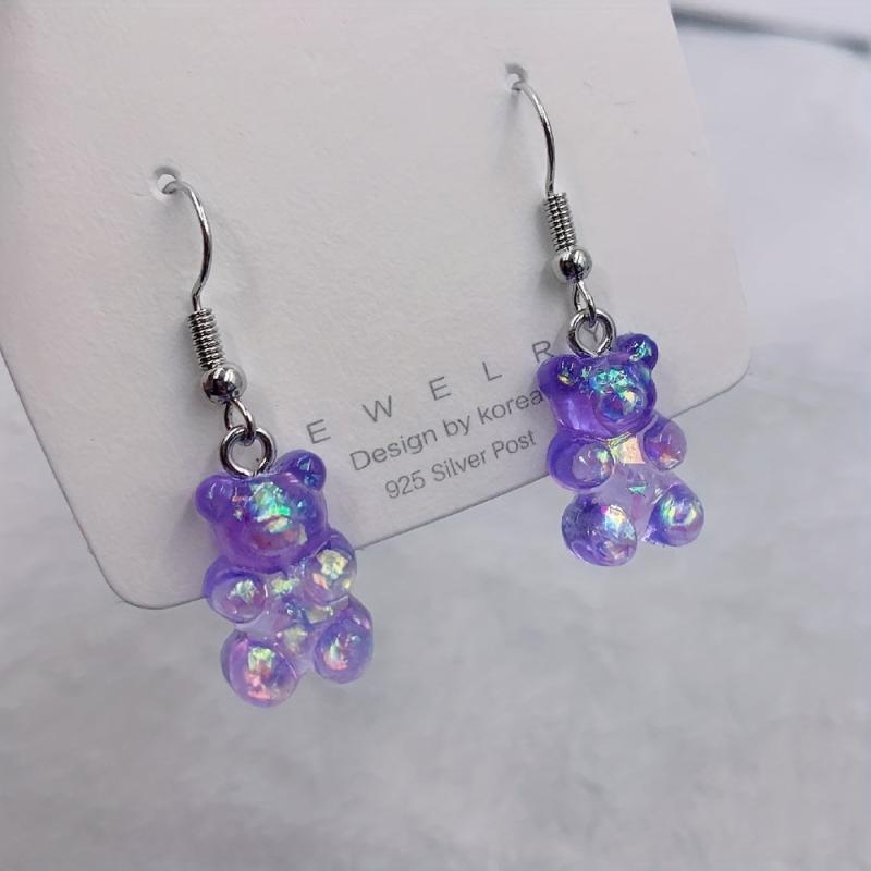 AB Bear Earrings - Stylish Accessory for Kids