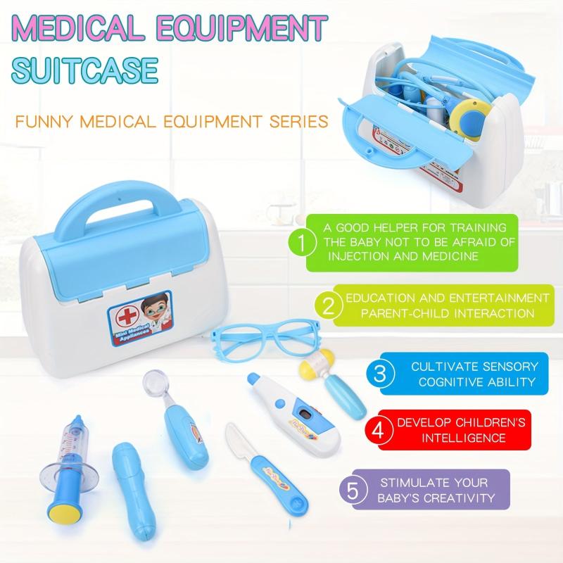 Kids Medical Box Set with Sound and Light, Doctor Nurse Medical Tools