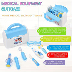 Kids Medical Box Set with Sound and Light, Doctor Nurse Medical Tools