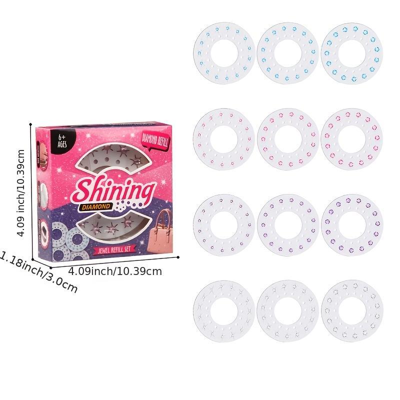 Magic Girl Play House Nail Hair Stickers DIY Toy Gift