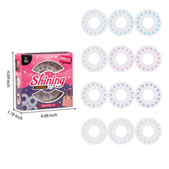 Magic Girl Play House Nail Hair Stickers DIY Toy Gift