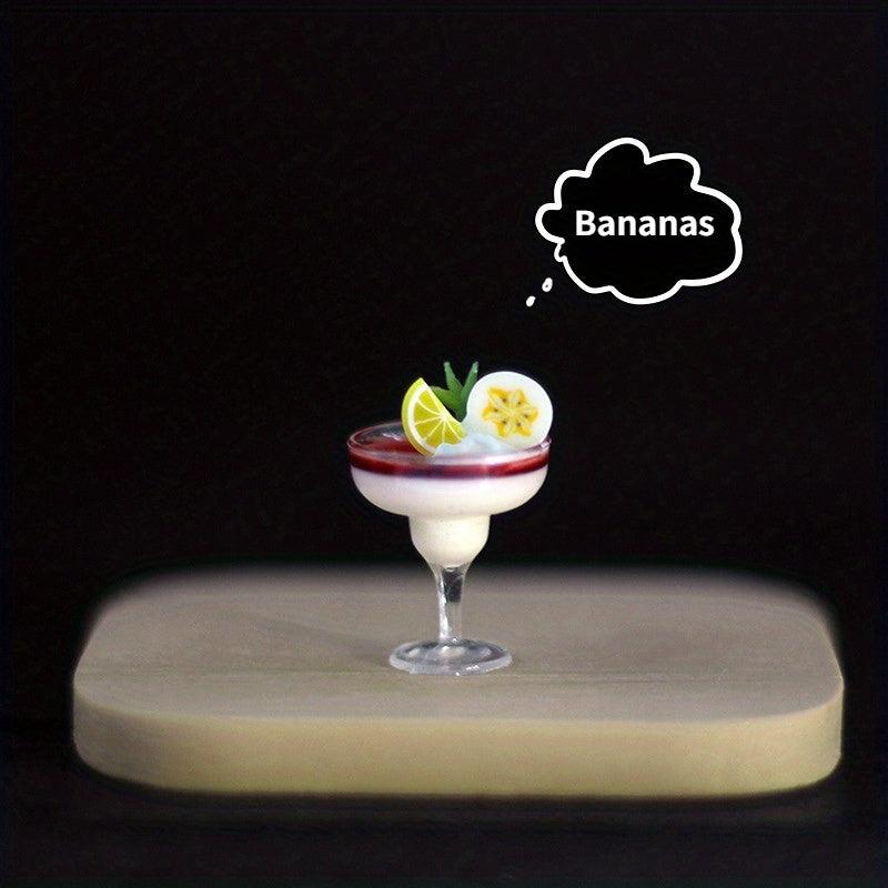 Dollhouse Mini Goblet Yogurt and Pastry Cup Decoration