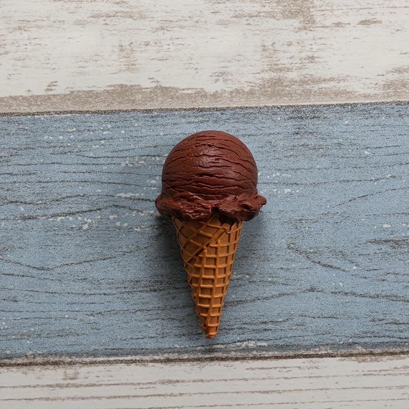 1pc 3D Decorative Ice Cream Fridge Magnets for Kitchen Decor