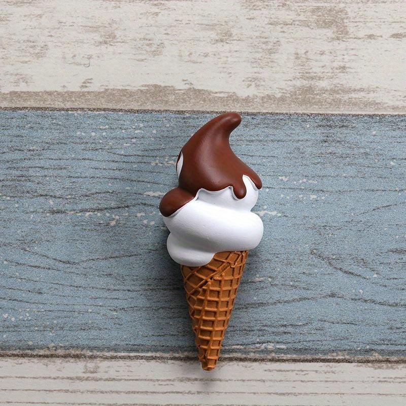 1pc 3D Decorative Ice Cream Fridge Magnets for Kitchen Decor