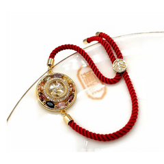 Adjustable Lucky Wheel Amulet Enhance Good Fortune Bracelet