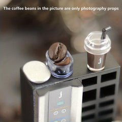 Dollhouse Coffee Maker Mug Storage Box Machine Home Decor Toy Doll House