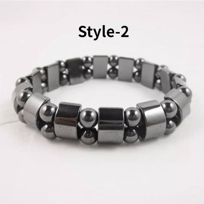 Classic Hematite Magnetic Bracelets for Men and Women