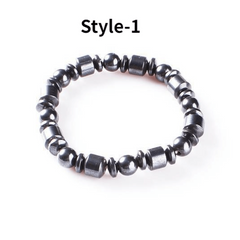 Classic Hematite Magnetic Bracelets for Men and Women