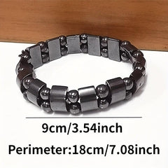 Classic Hematite Magnetic Bracelets for Men and Women