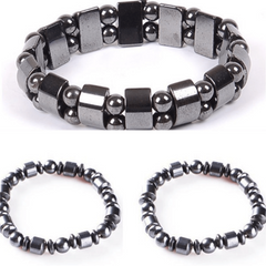 Classic Hematite Magnetic Bracelets for Men and Women