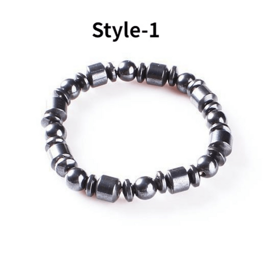 Classic Hematite Magnetic Bracelets for Men and Women