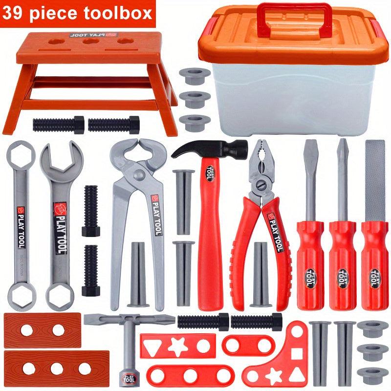 Kids' Fun and Educational Toolbox Set - Boys and Girls