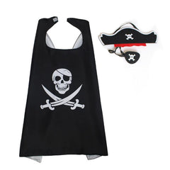 Pirate Cape Mask Set for Halloween Party Costume