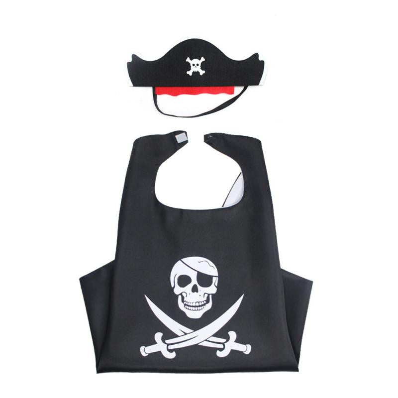 Pirate Cape Mask Set for Halloween Party Costume