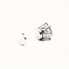 10-Piece Zircon Magnetic Ear Clip Set, No Ear Hole Required