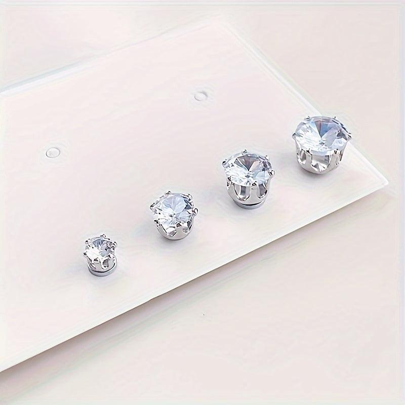 10-Piece Zircon Magnetic Ear Clip Set, No Ear Hole Required