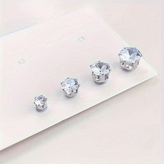 10-Piece Zircon Magnetic Ear Clip Set, No Ear Hole Required