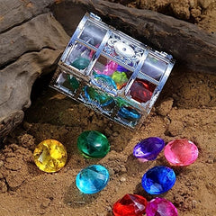Treasure Chest Pirate Diving Gem Swimming Pool Toy Set