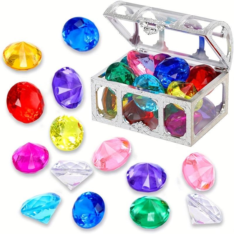 Treasure Chest Pirate Diving Gem Swimming Pool Toy Set