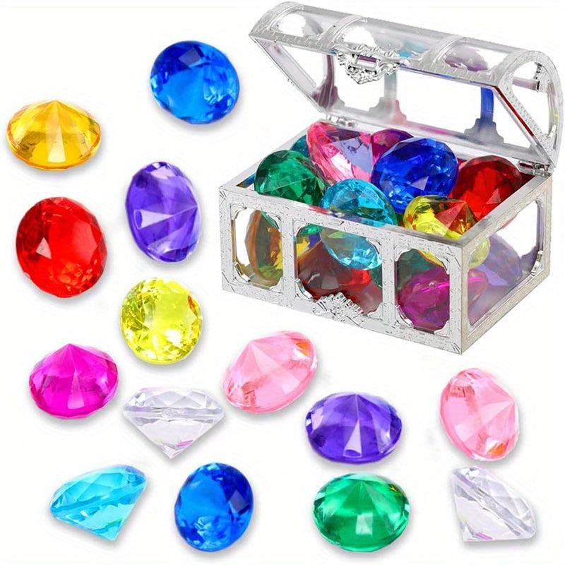 Treasure Chest Pirate Diving Gem Swimming Pool Toy Set