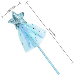 3pcs Glitter Star Fairy Wand for Girls Kids Birthday Wedding Party
