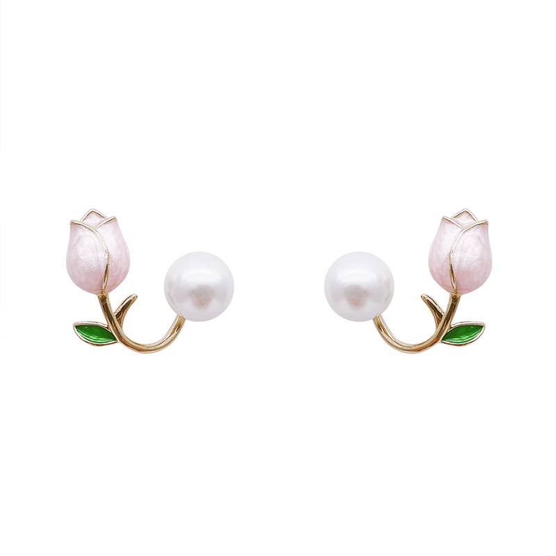 Personality Tulip Stud Earrings Ear Jewelry