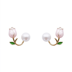 Personality Tulip Stud Earrings Ear Jewelry