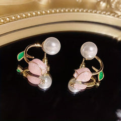 Personality Tulip Stud Earrings Ear Jewelry