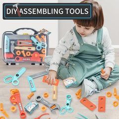 Kids' Tool Box Disassembly Assembly Storage Box DIY Playhouse Toys