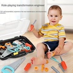 Kids' Tool Box Disassembly Assembly Storage Box DIY Playhouse Toys