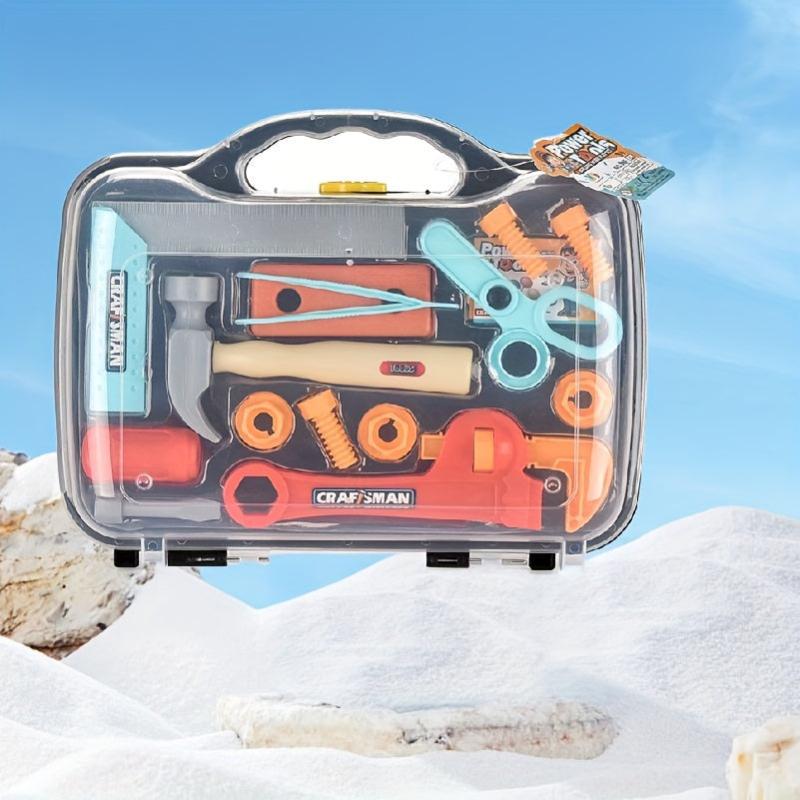 Kids' Tool Box Disassembly Assembly Storage Box DIY Playhouse Toys