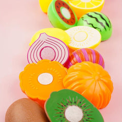 Kitchen Toys Fruit Cutting Paste Toys Early Education for Children