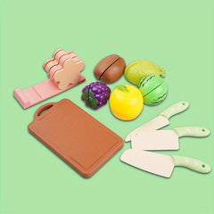 Kitchen Toys Fruit Cutting Paste Toys Early Education for Children