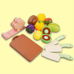 Kitchen Toys Fruit Cutting Paste Toys Early Education for Children