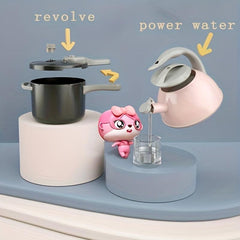 Kids Play Kitchen Toy Set Cooking Kitchenware