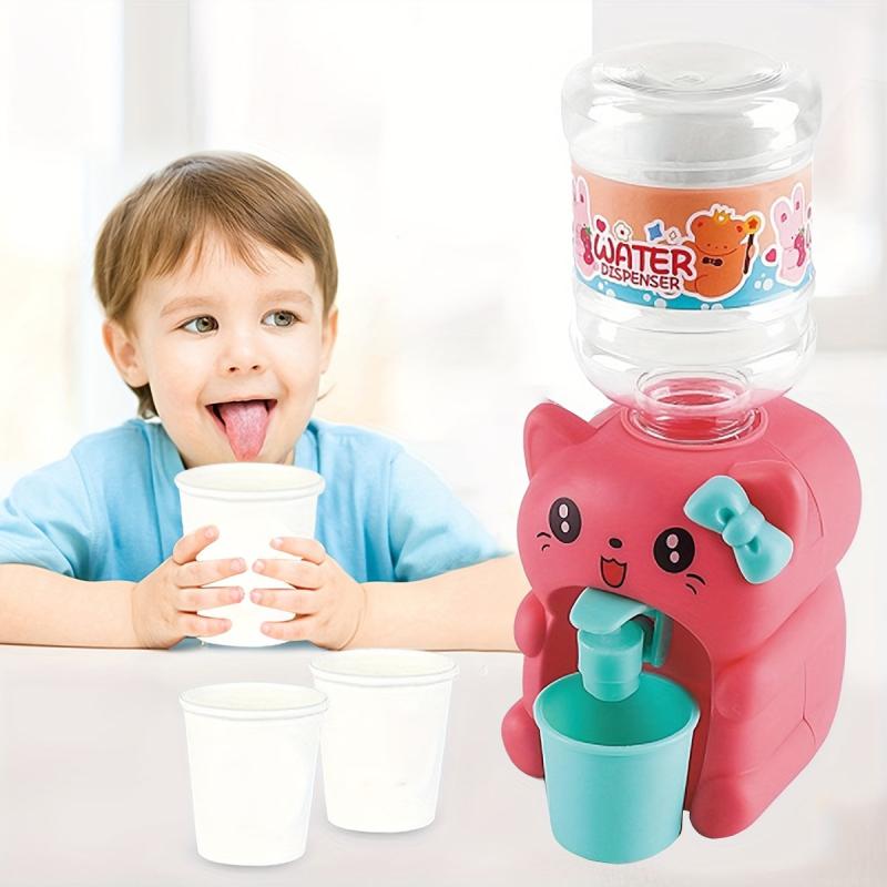 Mini Water Dispenser Toy For Kids Fun Simulation Kitchen Playset