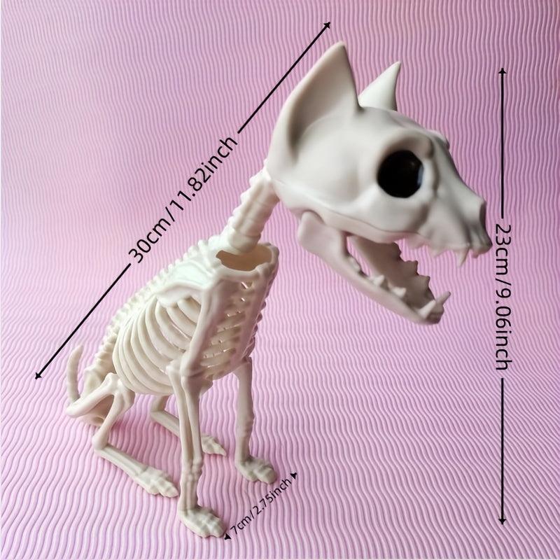 Halloween Horror Skull Skeleton Combat Cat Size 30 7 11