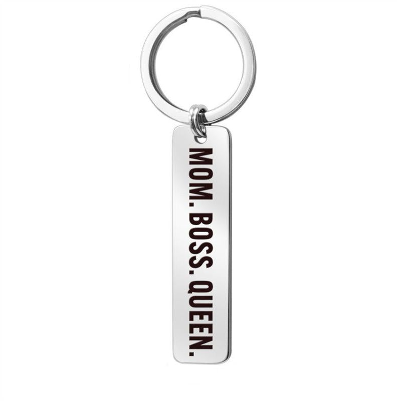 1pc Stainless Steel Keychain Perfect Gift For Mom