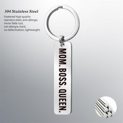 1pc Stainless Steel Keychain Perfect Gift For Mom