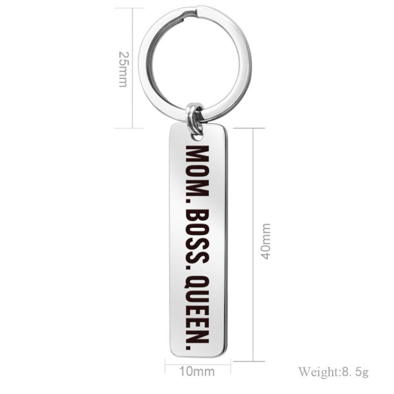 1pc Stainless Steel Keychain Perfect Gift For Mom